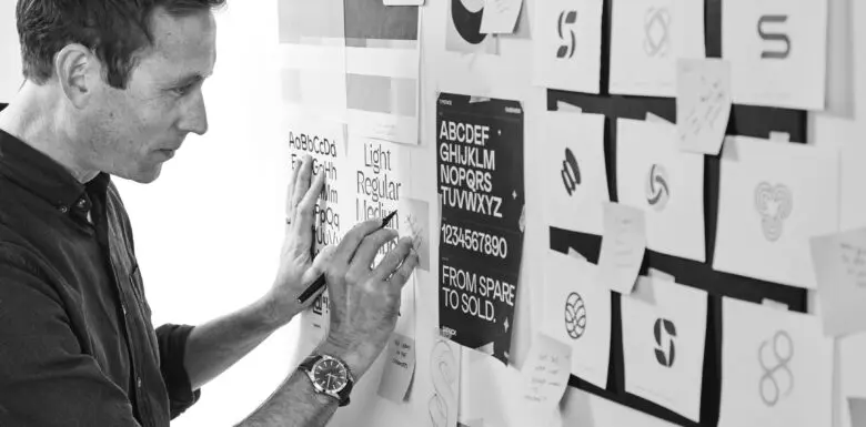 Michael Beukema reviewing creative.